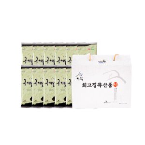 최고집 조미(들기름)구이돌김 반절 7매 12봉(박스)